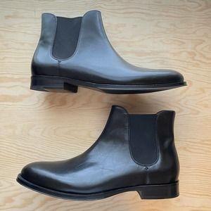 Cole Haan Gramercy Chelsea Sz. 11.5 M Black Slip On C33329 Men Leather Boots